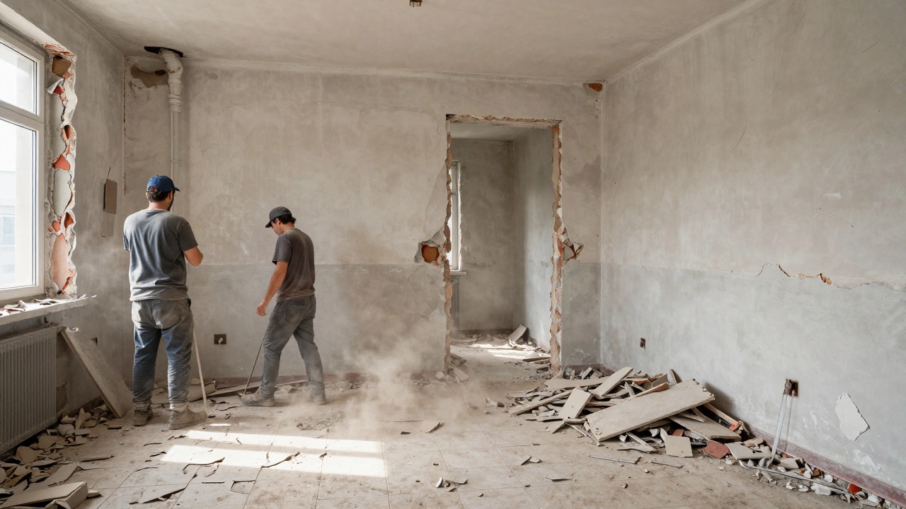 Сколько видов строительных работ при ремонте квартиры?