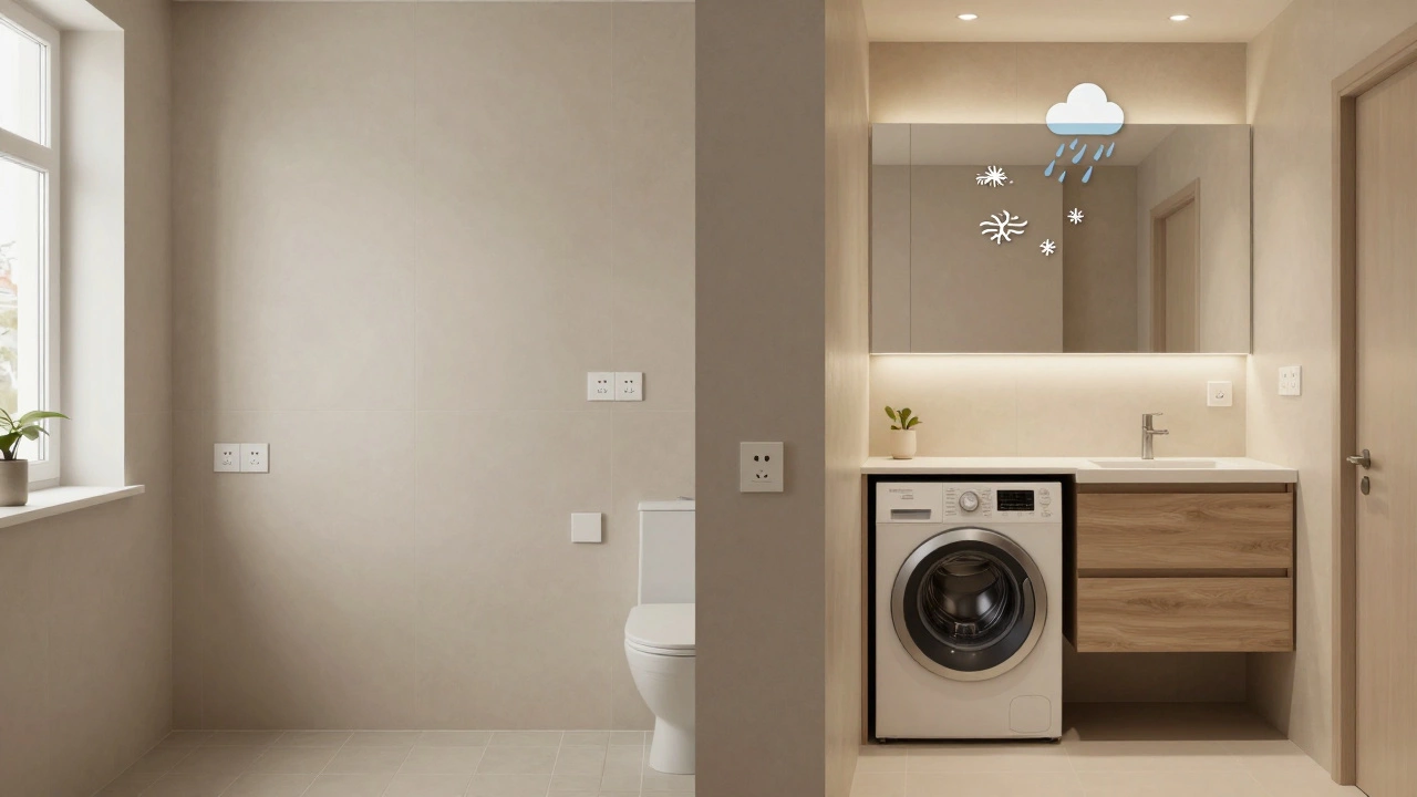 Сравнение двух планировок: типичная для Москвы и адаптированная под климат Владивостока с гидроизоляцией и правильным расположением техники.