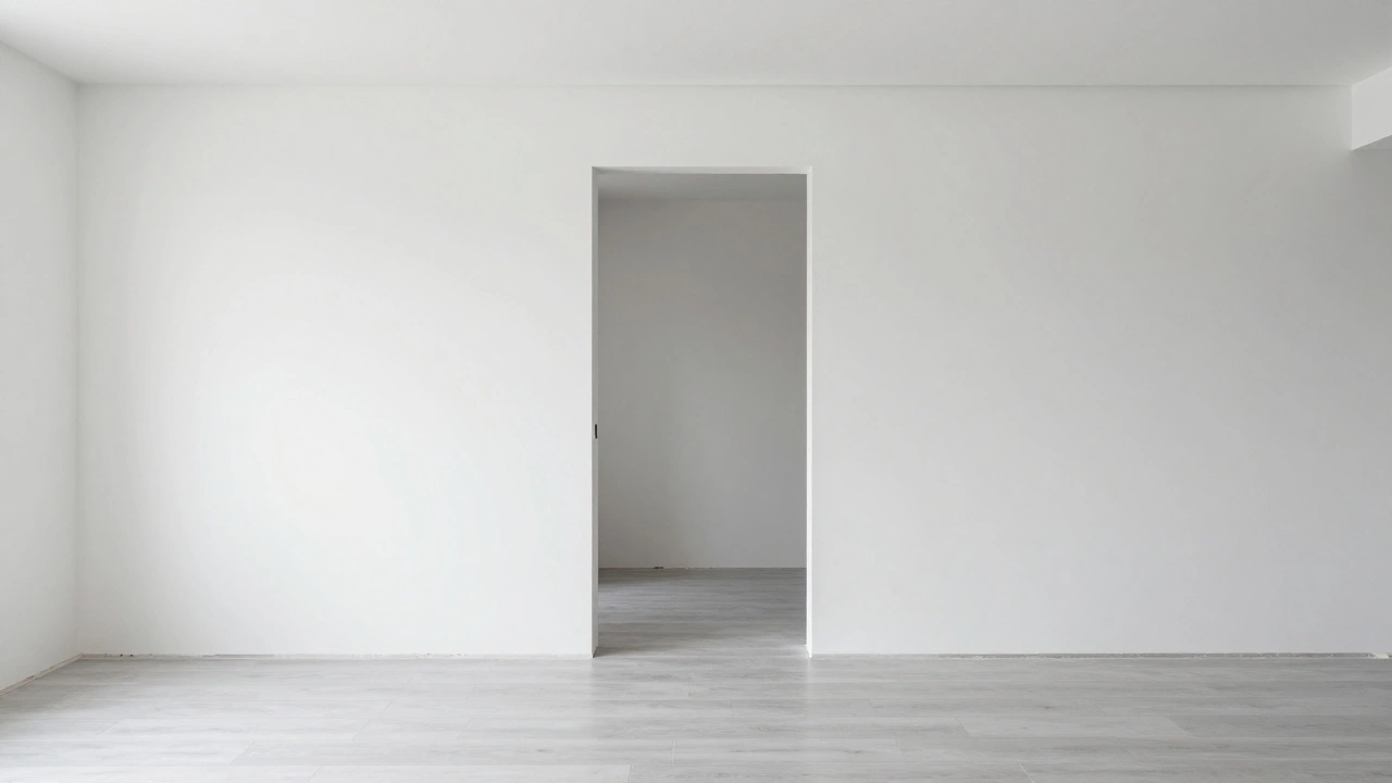 Финальный этап ремонта: белые стены и кварцвинил на полу